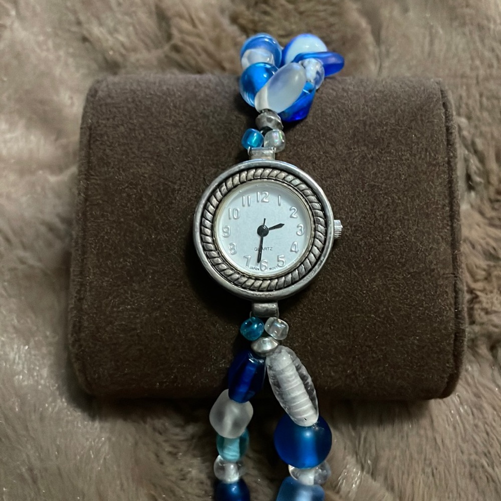 Beaded Band Quartz Watch
